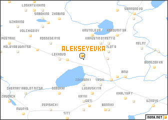 map of Alekseyevka