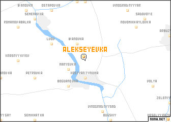 map of Alekseyevka