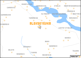 map of Alekseyevka