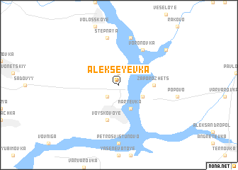 map of Alekseyevka