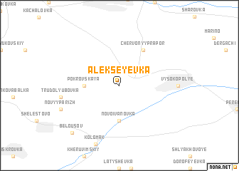 map of Alekseyevka