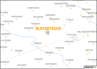 map of Alekseyevka