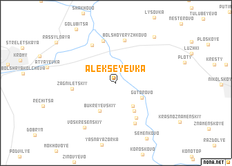 map of Alekseyevka