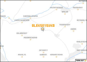map of Alekseyevka