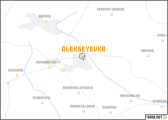 map of Alekseyevka