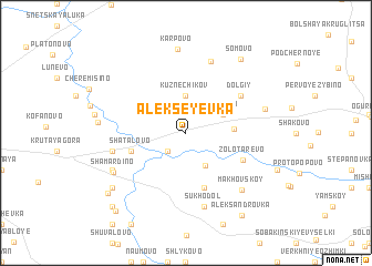 map of Alekseyevka