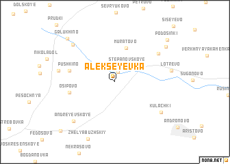 map of Alekseyevka