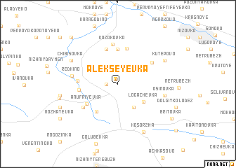 map of Alekseyevka