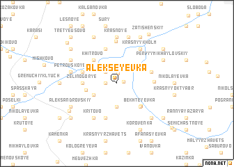 map of Alekseyevka