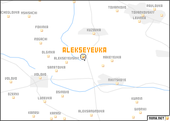 map of Alekseyevka