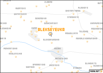 map of Alekseyevka