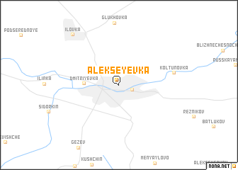 map of Alekseyevka