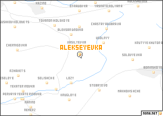 map of Alekseyevka