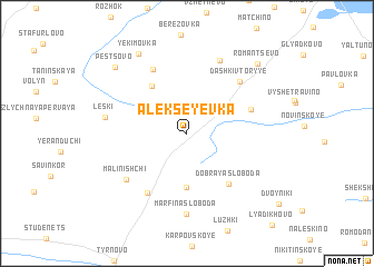 map of (( Alekseyevka ))