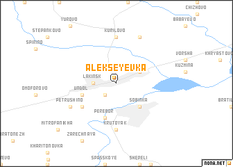 map of Alekseyevka