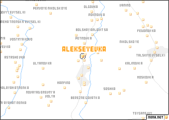 map of Alekseyevka