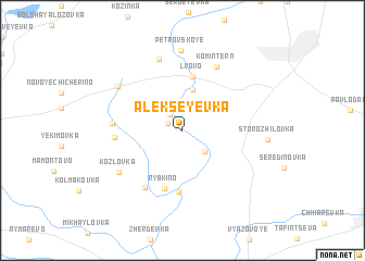 map of Alekseyevka