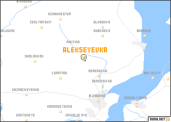 map of Alekseyevka