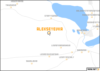 map of Alekseyevka