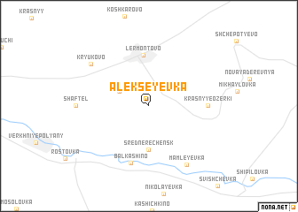 map of Alekseyevka