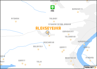 map of Alekseyevka