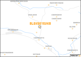 map of Alekseyevka