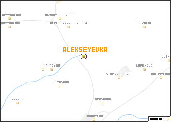 map of Alekseyevka