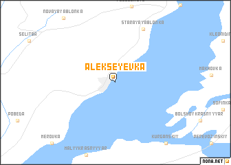 map of Alekseyevka