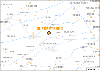 map of Alekseyevka