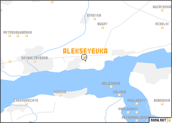 map of Alekseyevka