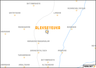 map of Alekseyevka