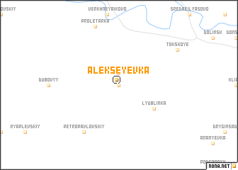 map of Alekseyevka