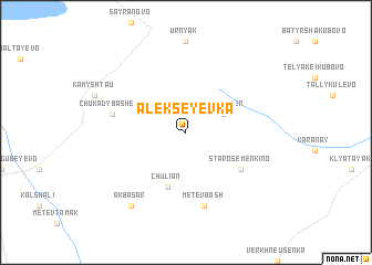 map of Alekseyevka