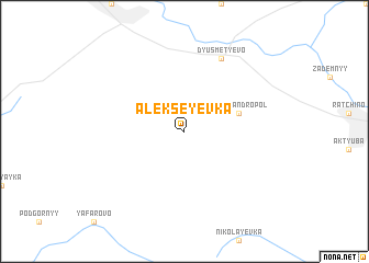 map of Alekseyevka