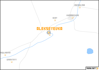 map of Alekseyevka