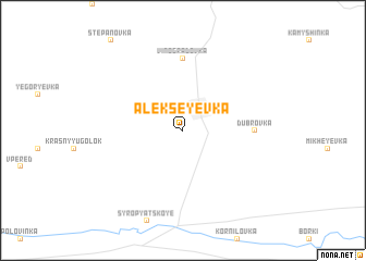 map of Alekseyevka