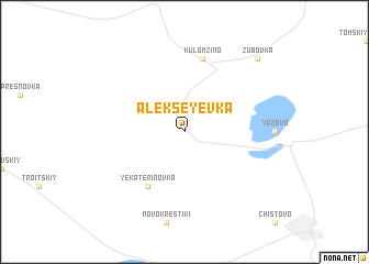 map of Alekseyevka