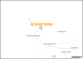 map of Alekseyevka