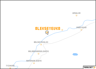 map of Alekseyevka