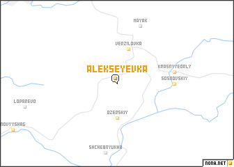 map of Alekseyevka