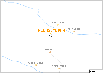 map of Alekseyevka
