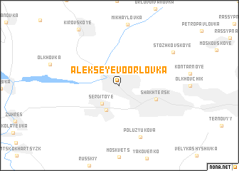 map of Alekseyevo-Orlovka