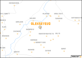 map of Alekseyevo