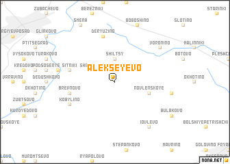 map of Alekseyevo