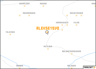 map of Alekseyevo
