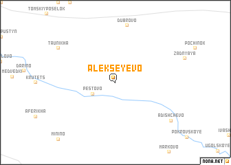 map of Alekseyevo