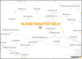 map of Alekseyevskiye Vyselki