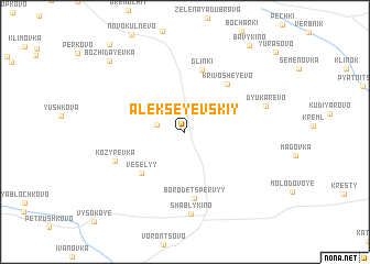 map of Alekseyevskiy