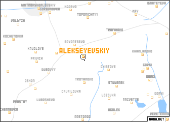 map of Alekseyevskiy