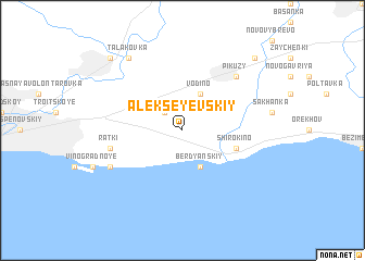 map of Alekseyevskiy